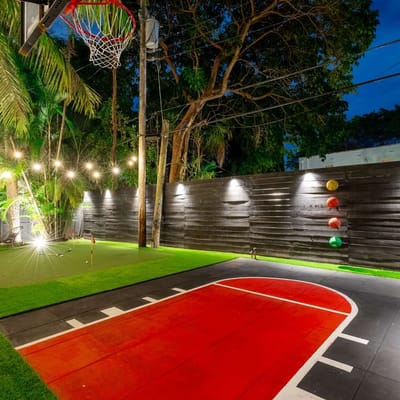 Villa Escape-Beach-BKT Court-Miami Heated Pool
